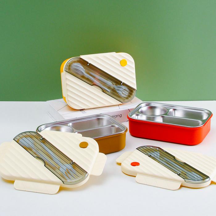 潮紋雙層不銹鋼飯盒